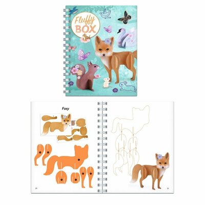 Djeco kreativni set fluffy box 5