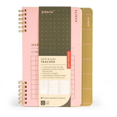Kikkerland bilježnica habit & goals tracker