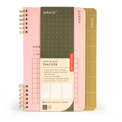 Kikkerland bilježnica habit & goals tracker