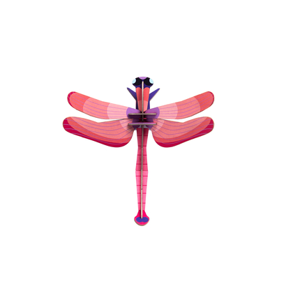 Zidni dekor ruby dragonfly mali