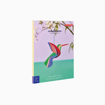 Pop out čestitka hummingbird 3