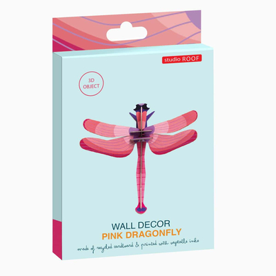 Zidni dekor ruby dragonfly mali 3