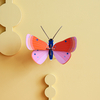 Zidni dekor speckled copper butterfly mali 1