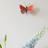 Zidni dekor speckled copper butterfly mali 2