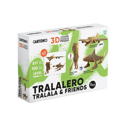Cartonic 3d puzzle tralalero tralala