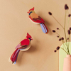 Zidni dekor garden bird cardinals 1