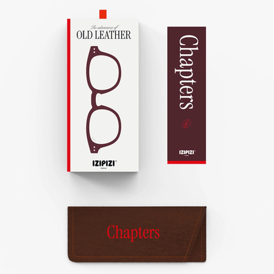 Izipizi naočale za čitanje #c chapters old leather +2,5 3