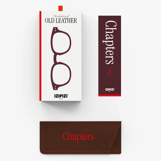 Izipizi naočale za čitanje #c chapters old leather +2,5 3