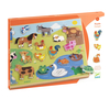 Djeco drvene puzzle farma