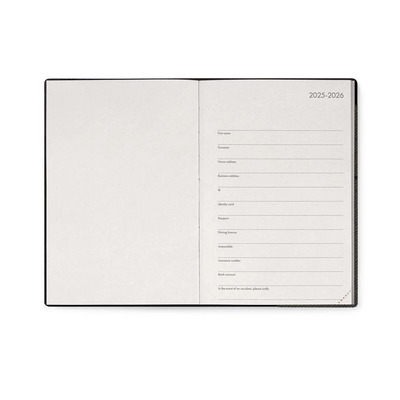 Legami dnevni planer 2026. deep graphite 12x18cm 1