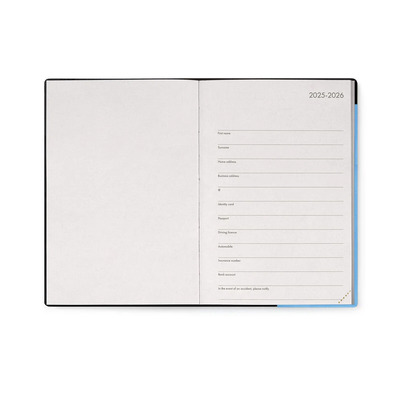 Legami dnevni planer 2026. retro blue 12x18cm 1