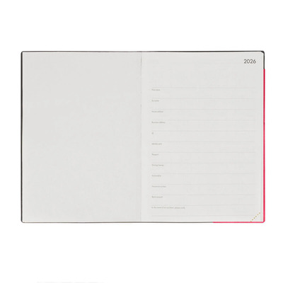 Legami dnevni planer 2026. cherry bomb 17x24cm 1