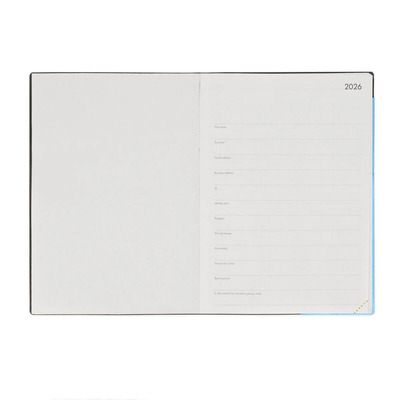 Legami dnevni planer 2026. retro blue 17x24cm 1
