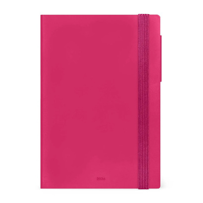 Legami dnevni planer 2026. raspberry 12x18cm