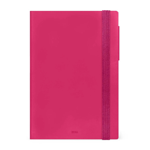 Legami dnevni planer 2026. raspberry 12x18cm