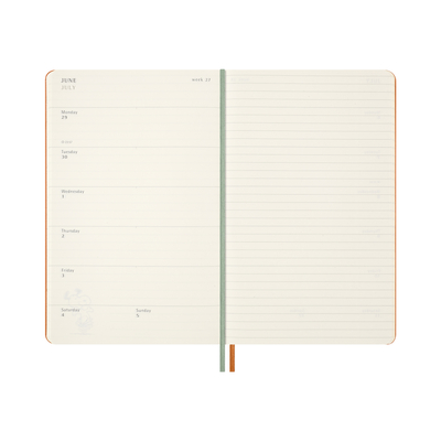 Moleskine tjedni planer 2026. tvrde korice peanuts 13x21cm 3