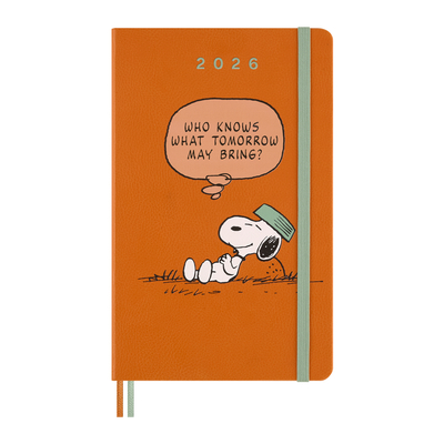 Moleskine tjedni planer 2026. tvrde korice peanuts 13x21cm