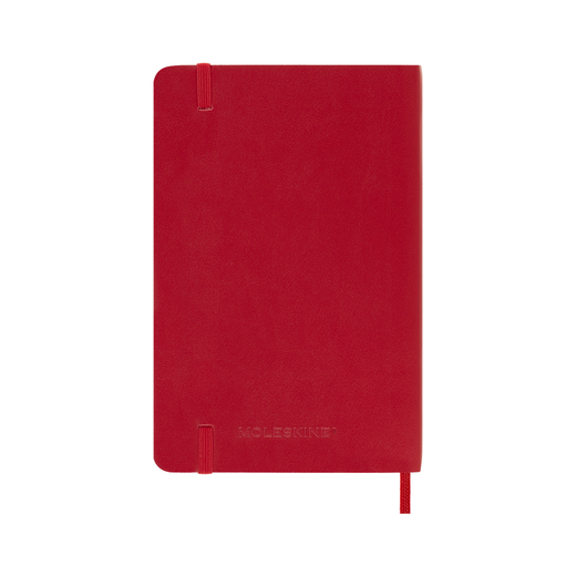 Moleskine dnevni planer 2026. meke korice crveni 9x14cm 5