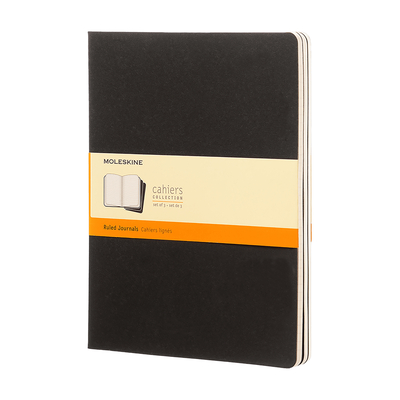 Moleskine bilježnica cahier crte crna 3kom