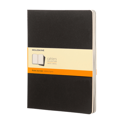 Moleskine bilježnica cahier crte crna 3kom