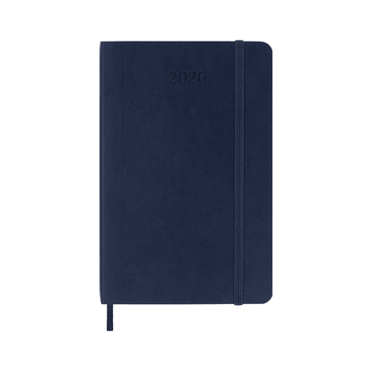 Moleskine dnevni planer 2026. meke korice plavi 9x14cm