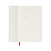 Moleskine dnevni planer 2026. meke korice crveni 9x14cm 1