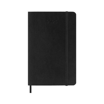 Moleskine dnevni planer 2026. meke korice crni 9x14cm