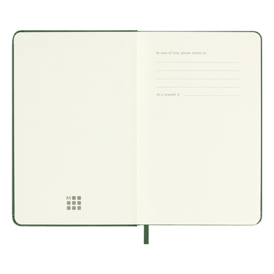 Moleskine dnevni planer 2026. tvrde korice zeleni 9x14cm 1