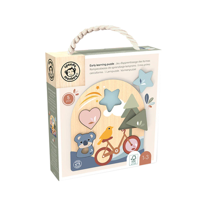 Speedy monkey drvena igra slagalica early learning