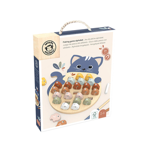 Speedy monkey drvena igra fishing alphabet