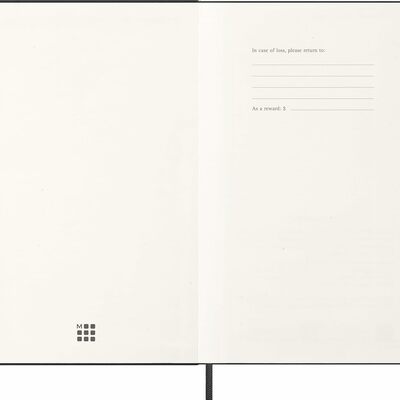 Moleskine planer dnevni tvrde korice 13x21 cm crni 20262