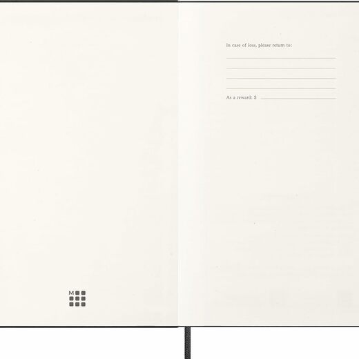 Moleskine planer dnevni tvrde korice 13x21 cm crni 20262