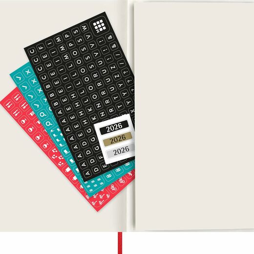 Moleskine planer dnevni meke korice 13x21 cm crveni 20265