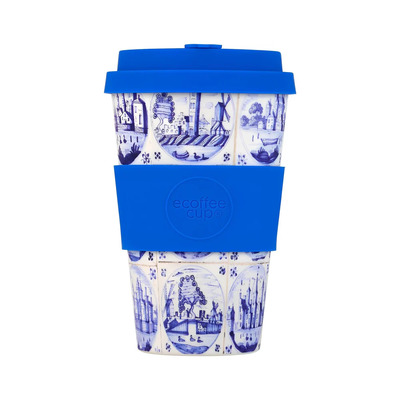 Ecoffee šalica za kavu delfts blu xm 400ml