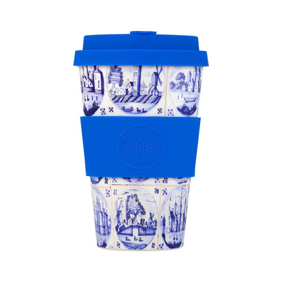 Ecoffee šalica za kavu delfts blu xm 400ml