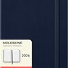 Moleskine planer dnevni tvrde korice 13x21 cm plavi 2026