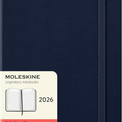 Moleskine planer dnevni tvrde korice 13x21 cm plavi 2026