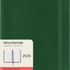 Moleskine planer dnevni meke korice 13x21 cm zeleni 2026