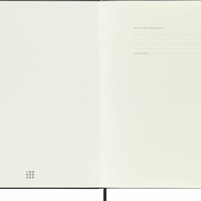 Moleskine planer tjedni tvrde korice 19x25 cm crni 20262