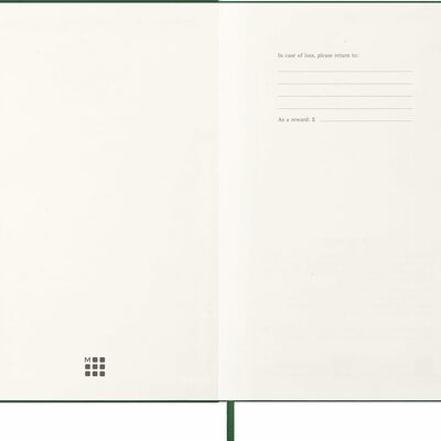 Moleskine planer dnevni tvrde korice 13x21 cm zeleni 20262