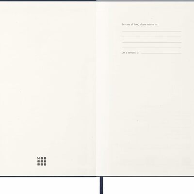 Moleskine planer dnevni tvrde korice 13x21 cm plavi 20262