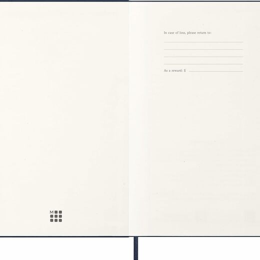Moleskine planer dnevni tvrde korice 13x21 cm plavi 20262