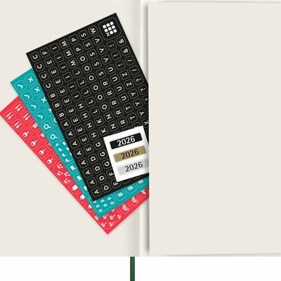 Moleskine planer dnevni meke korice 13x21 cm zeleni 20265