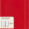 Moleskine planer dnevni meke korice 13x21 cm crveni 2026