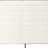 Moleskine planer dnevni tvrde korice 13x21 cm crni 20264
