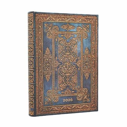 Paperblanks planer dnevni 2026 midi blue luxe 13x18cm