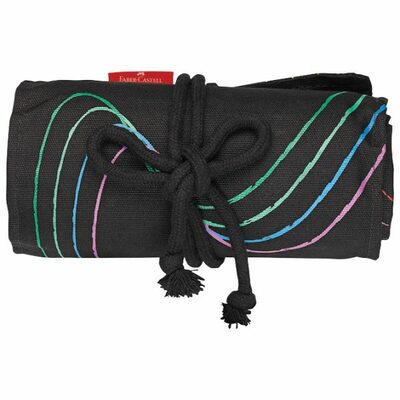Faber castell bojice rolo etui black ed. 72kom 1
