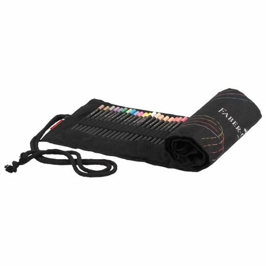 Faber castell bojice rolo etui black ed. 72kom 2
