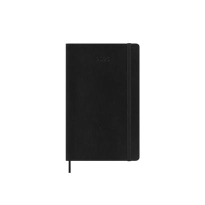 Moleskine planer dnevni meke korice 13x21 cm crni 2026