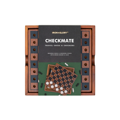 Iron&glory drveni šah i dame